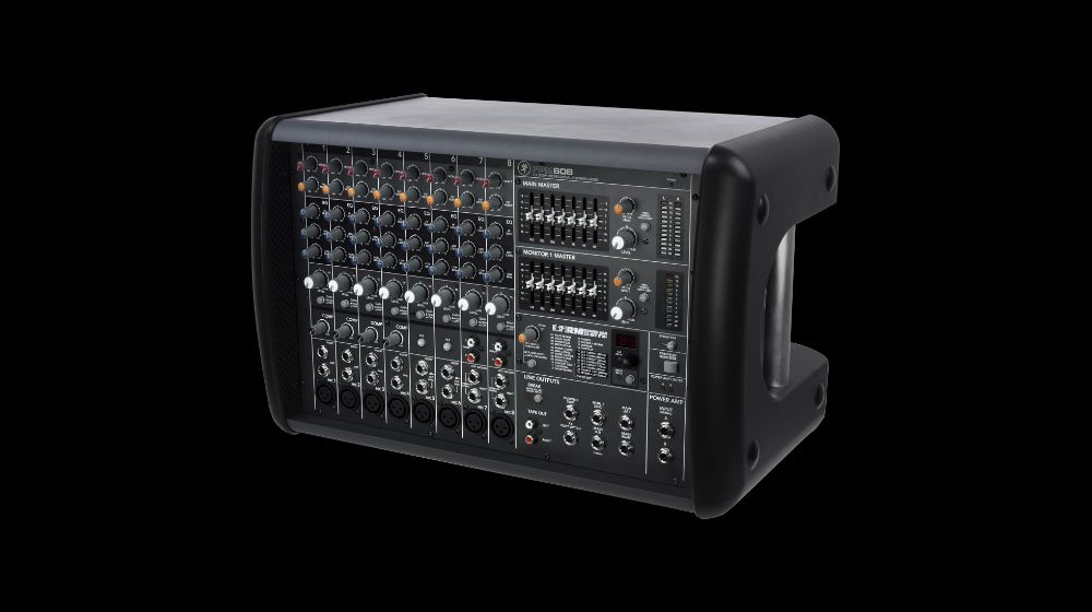 Mackie PPM608 8-channel Powered Mixer w/ Effects (1000W)