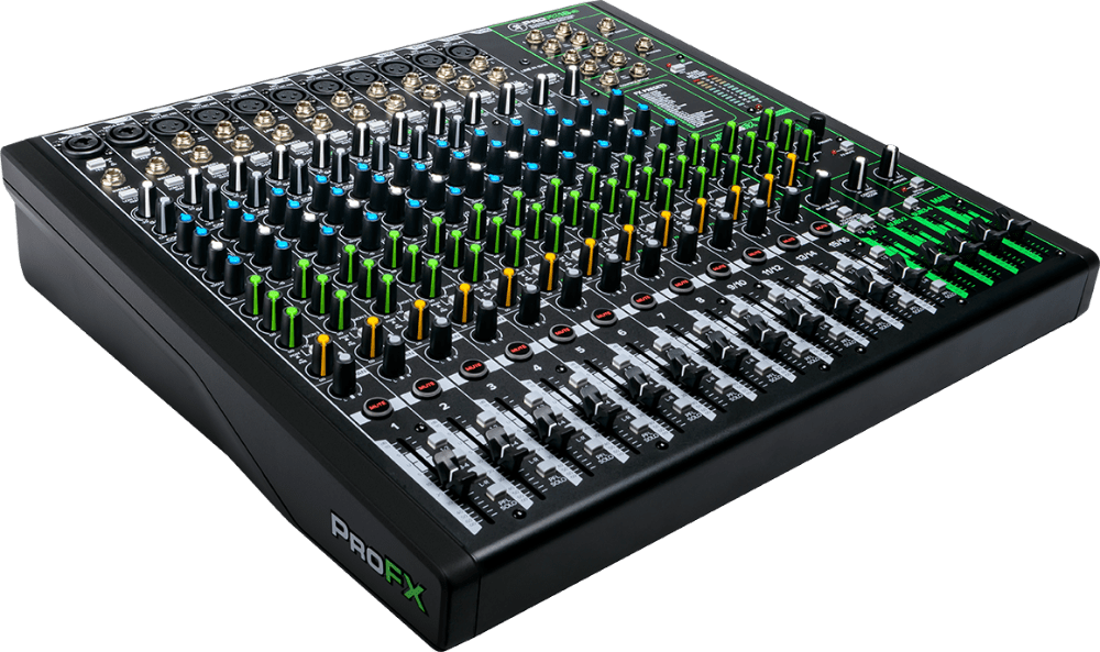 Mackie ProFX16v3 16 Channel 4-bus Professional Effects Mixer with USB