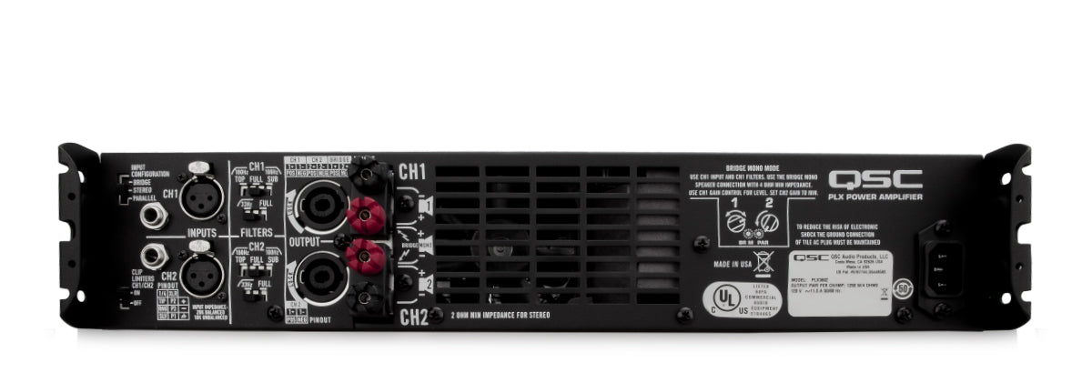 QSC PLX3102 Low-Z Power Amplifier