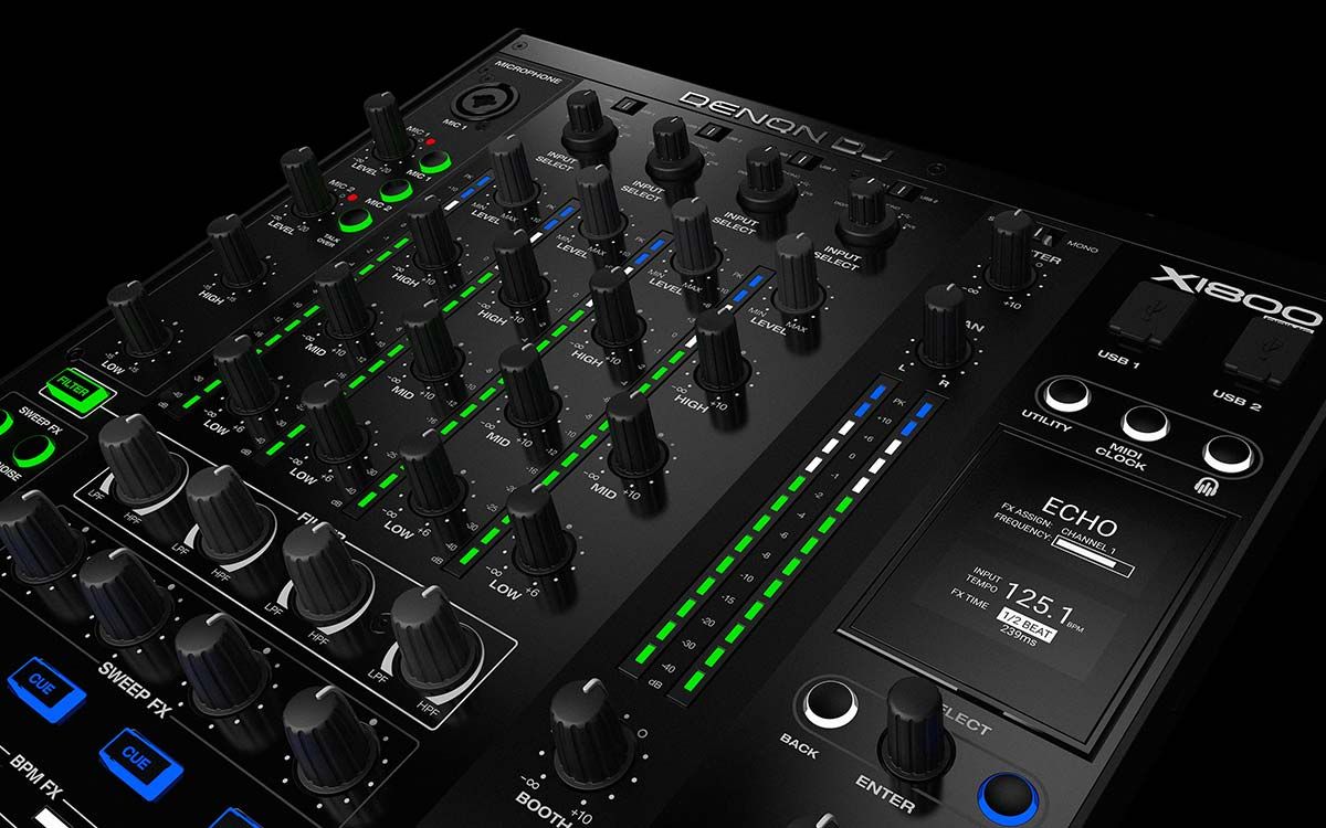 Denon DJ X1800 Digital Mixer – Pro DJ Mart